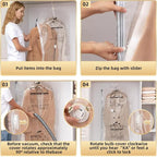 Hanging Vacuum Storage Bags – Save Up to 80% Closet Space for Coats, Dresses & Suits | Last Day 50% OFF 🔥