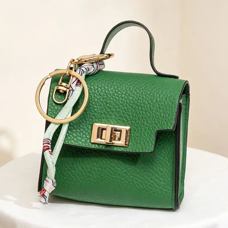 Mini Square Bag Charm Keychain – Cute Leather Purse Pendant That Instantly Refreshes Your Handbag, Keys, Backpack & Everyday Tote | Last Day 50% OFF 🔥