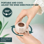 Clip-On Waist Fan – 360° Adjustable Airflow, 3 Speeds, Hands-Free Cooling (Last Day 50% OFF 🔥)