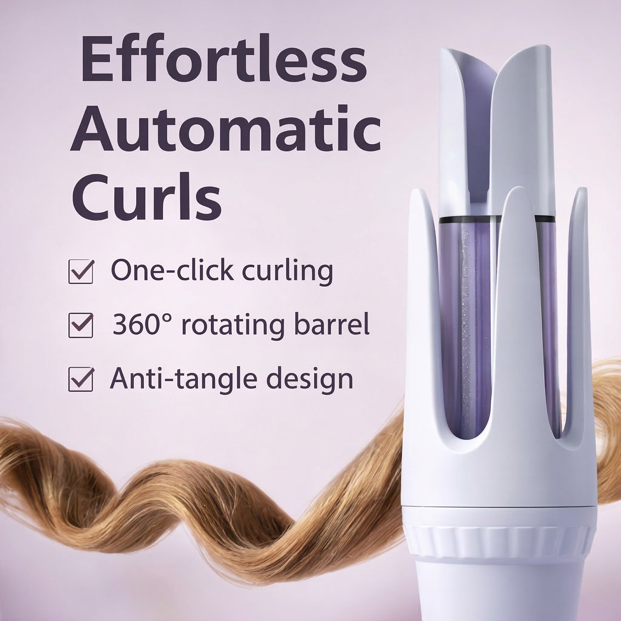 Automatic Rotating Hair Curler