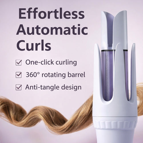 Automatic Rotating Hair Curler