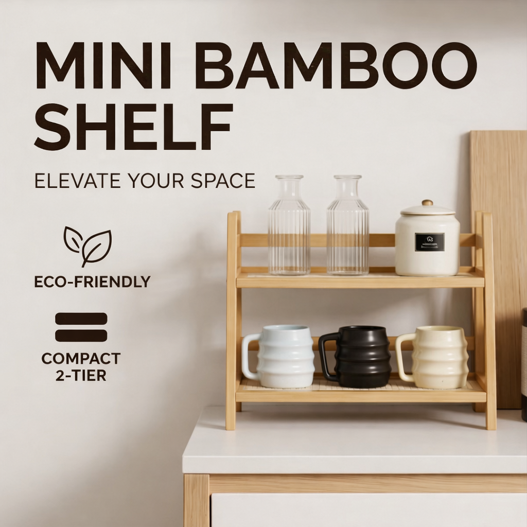 Mini Bamboo Shelf