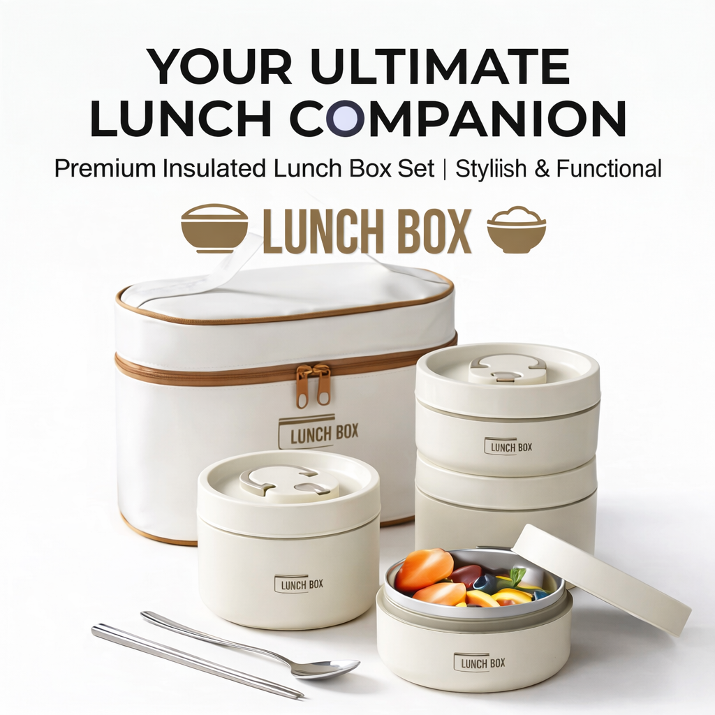 Your Ultimate Lunch Companion Premium Insulated Lunch Box Set