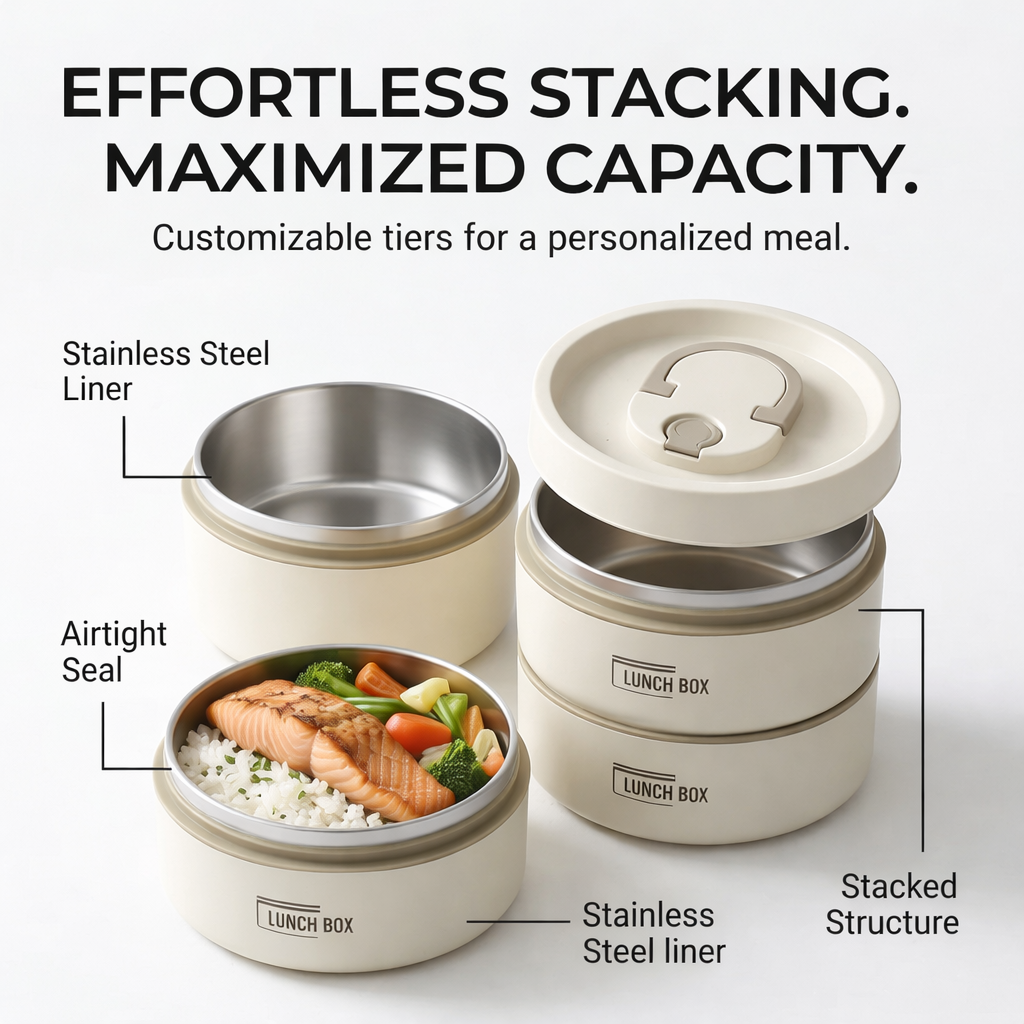 Your Ultimate Lunch Companion Premium Insulated Lunch Box Set