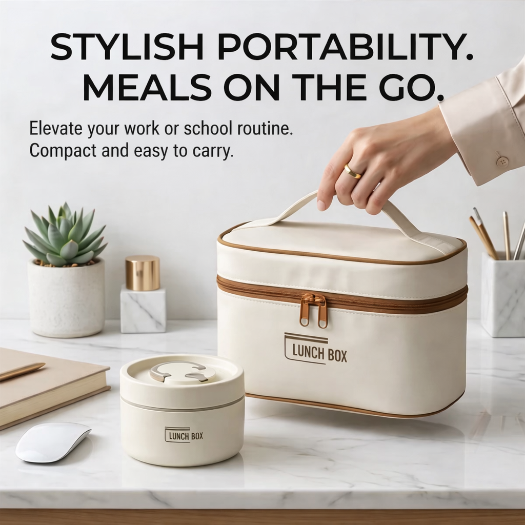 Your Ultimate Lunch Companion Premium Insulated Lunch Box Set