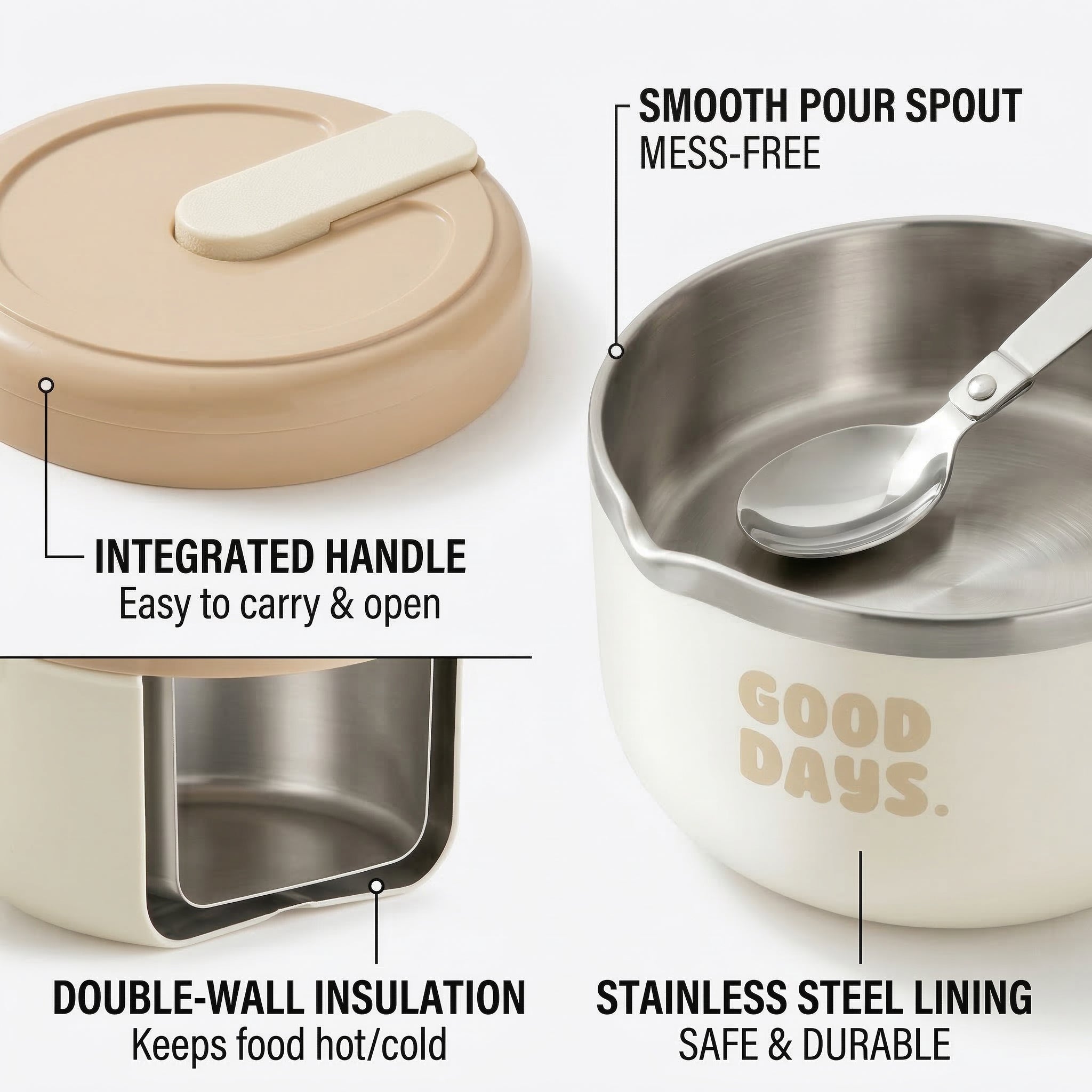 Your Ultimate Lunch Companion Premium Insulated Lunch Box Set