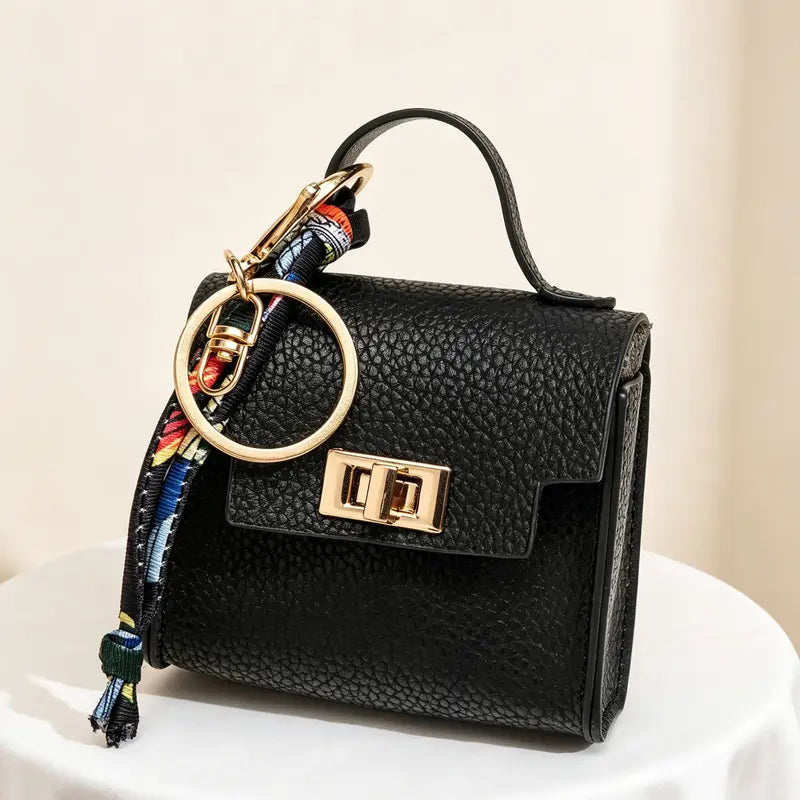 Mini Square Bag Charm Keychain – Cute Leather Purse Pendant That Instantly Refreshes Your Handbag, Keys, Backpack & Everyday Tote | Last Day 50% OFF 🔥