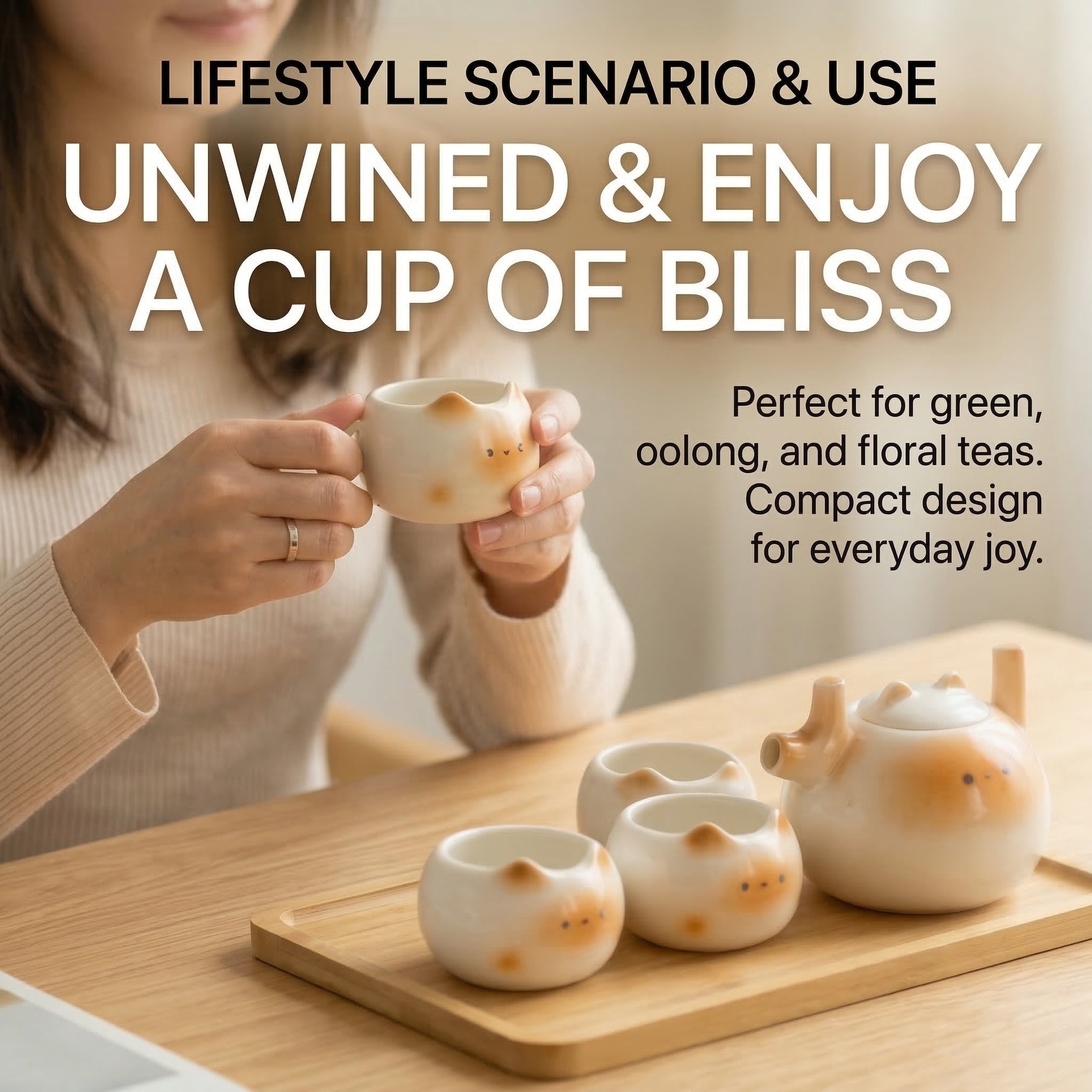 The Adorable Shibu Inu Tea Ritual Ceramic Tea Set