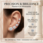 csandiva™ VVS1 Moissanite Solitaire Studs - Sag-Free Comfort & 100% Waterproof Everyday Brilliance | Claim 90% OFF Today🔥