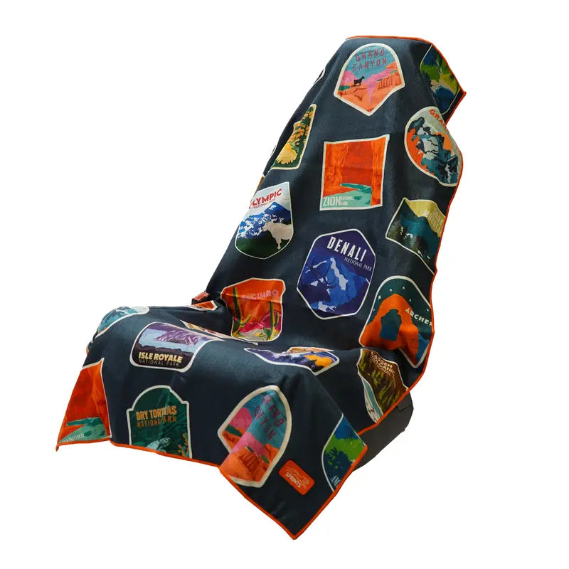 Sweat-Absorbing Car Seat Cover Towel – Full-Size Washable Seat Saver for Gym, Beach, Yoga & Pets | Last Day 50% OFF 🔥