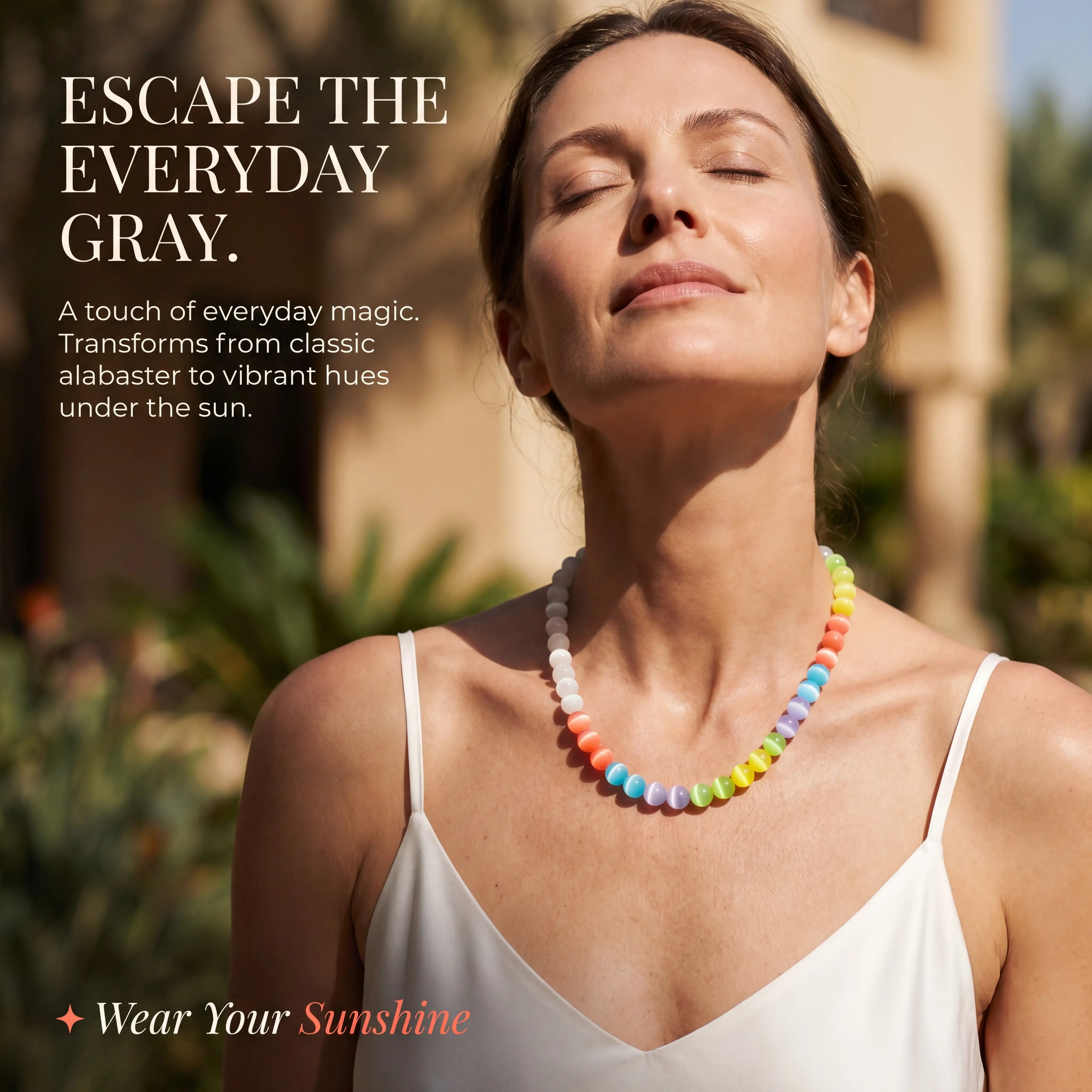 csandiva™ UV-Reactive Magic Sun Choker - Daily Dopamine Booster & Sun-Activated Elegance | Claim 90% OFF Today🔥