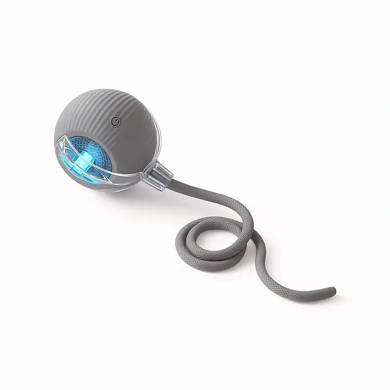Bestselling Smart Interactive Pet Rolling Ball | Automatic USB Teaser Toy (Includes 2 Free Replacement Tails) | The Ultimate Boredom Buster for Your Furry Best Friend (Last Day 90% OFF 🔥)
