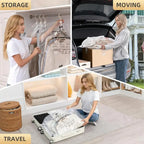 Hanging Vacuum Storage Bags – Save Up to 80% Closet Space for Coats, Dresses & Suits | Last Day 50% OFF 🔥