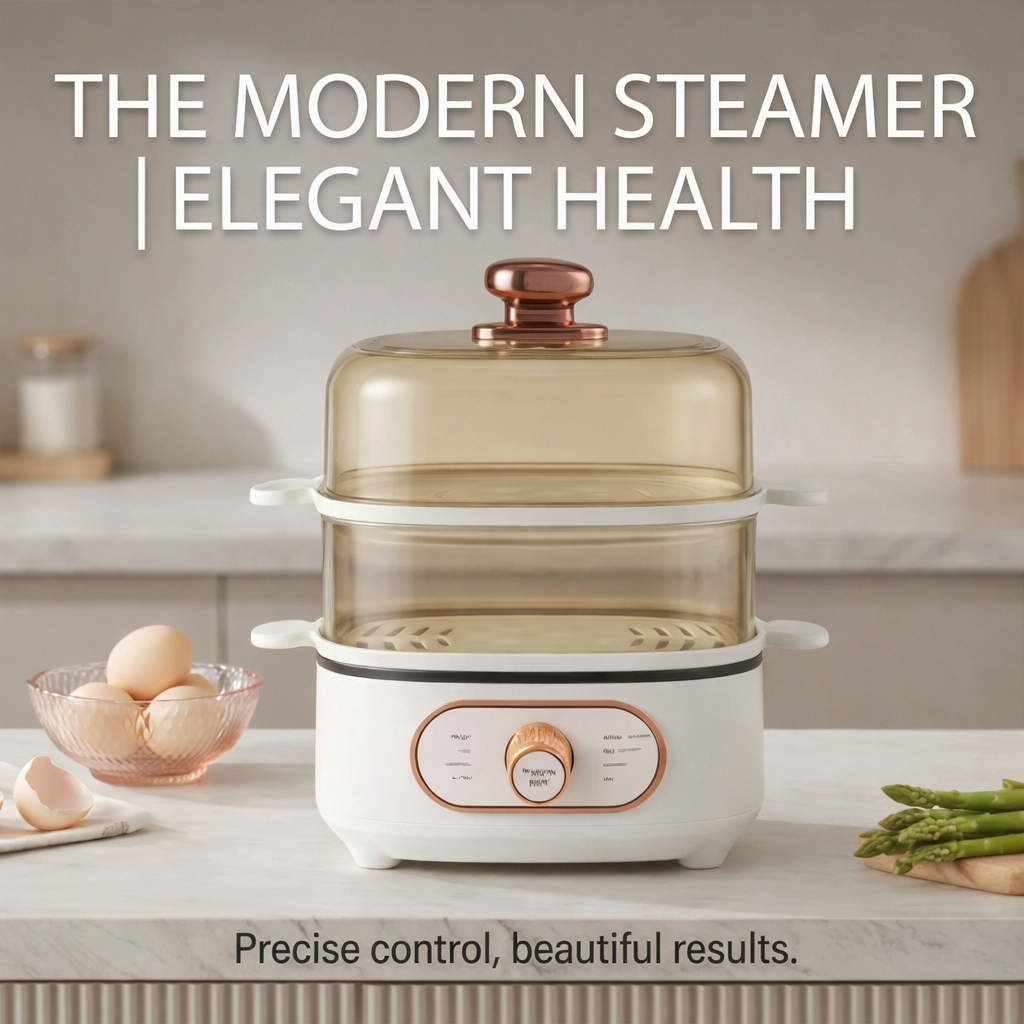 The Modern Steamer Elegant Health Food Steamer