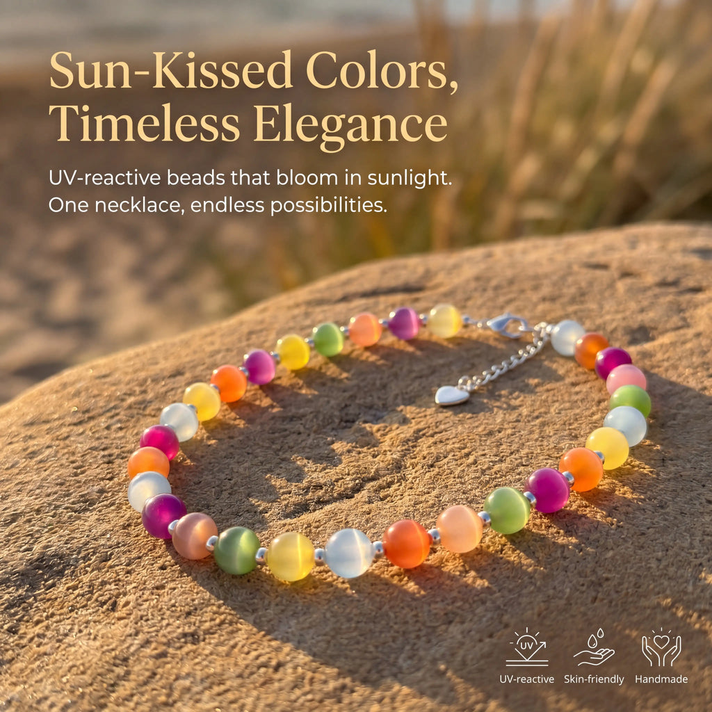 csandiva™ UV-Reactive Magic Sun Choker - Daily Dopamine Booster & Sun-Activated Elegance | Claim 90% OFF Today🔥