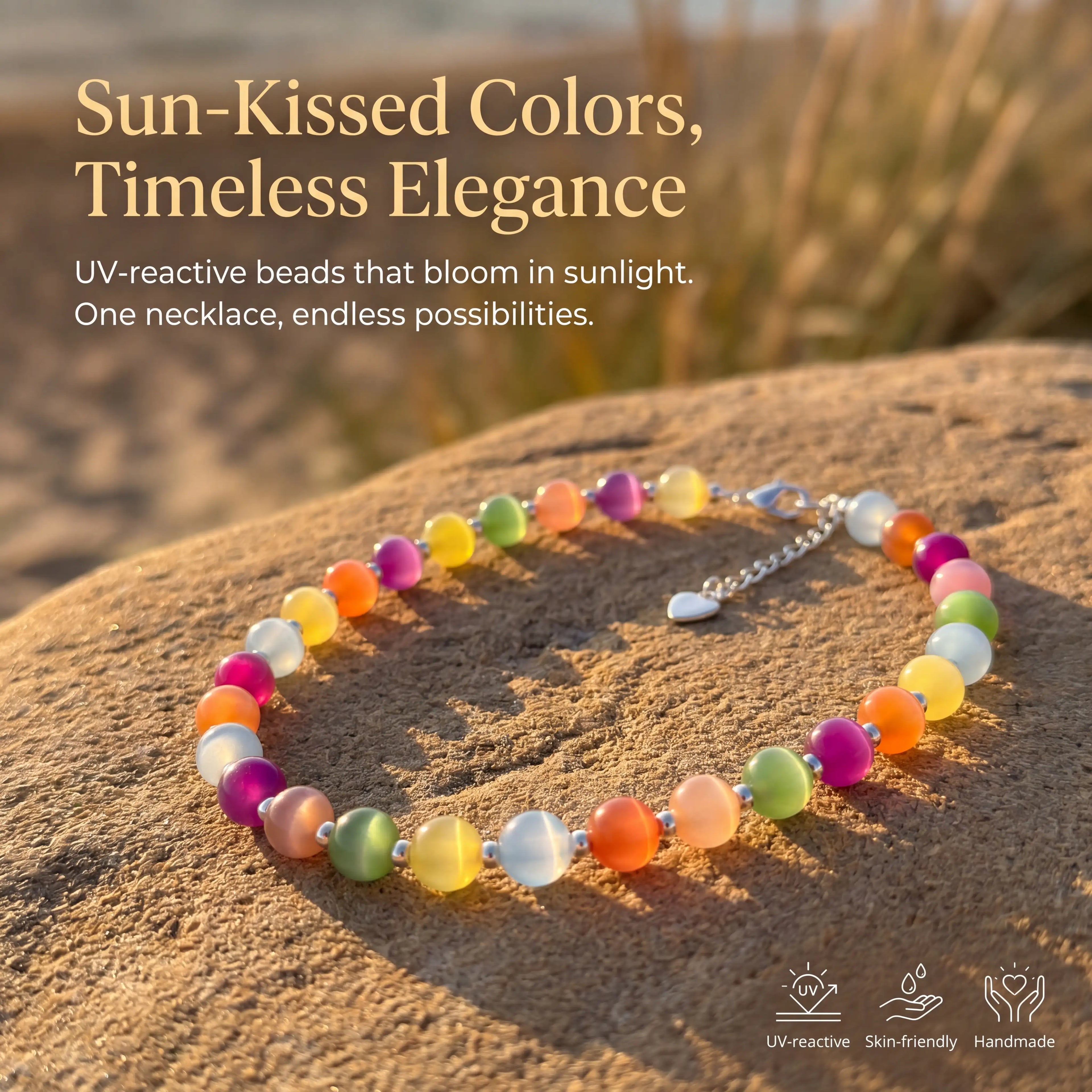 csandiva™ UV-Reactive Magic Sun Choker - Daily Dopamine Booster & Sun-Activated Elegance | Claim 90% OFF Today🔥