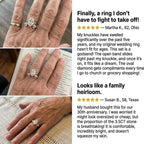 3.5-Carat Oval Open-Shank Wave Bridal Ring Set | Comfort Fit & Anti-Rotation Design--Last Day Sale-90% OFF🔥