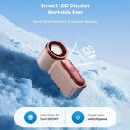 Pocket-Sized Mini Fan – Powerful 6-Speed Breeze with LED Display | Summer Essential for Travel & Outdoors (Last Day 50% OFF 🔥)