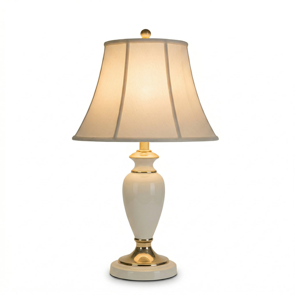 White Ceramic Table Lamp