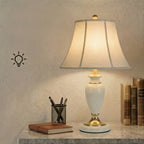White Ceramic Table Lamp