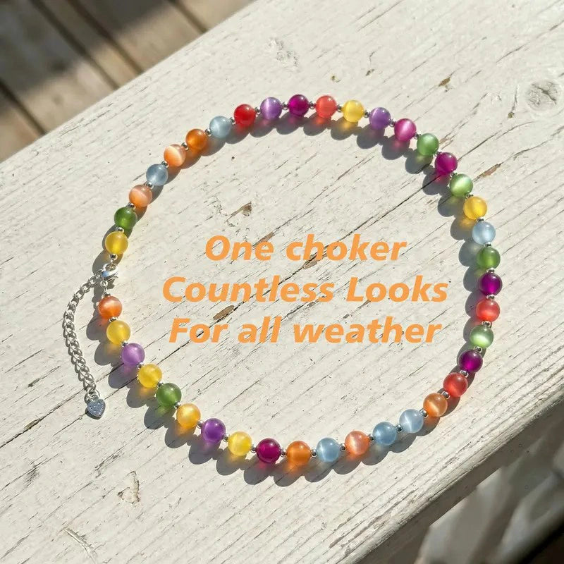 csandiva™ UV-Reactive Magic Sun Choker - Daily Dopamine Booster & Sun-Activated Elegance | Claim 90% OFF Today🔥