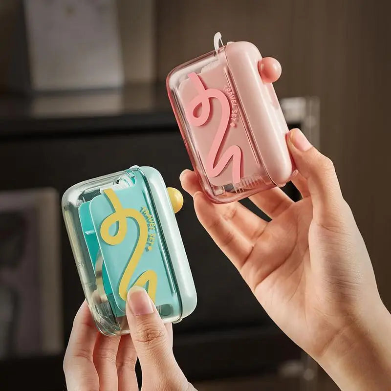 Last Day 50% OFF 🔥 Automatic Pop-Up Floss Pick Holder – Compact Refillable Travel Case