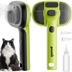 Ultimate 3-in-1 Pet Steam Brush | Anti-Flying Fur, Self-Cleaning & Dual Spray Deshedding Comb for Cats & Dogs (Last Day 90% OFF 🔥)