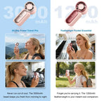 Pocket-Sized Mini Fan – Powerful 6-Speed Breeze with LED Display | Summer Essential for Travel & Outdoors (Last Day 50% OFF 🔥)