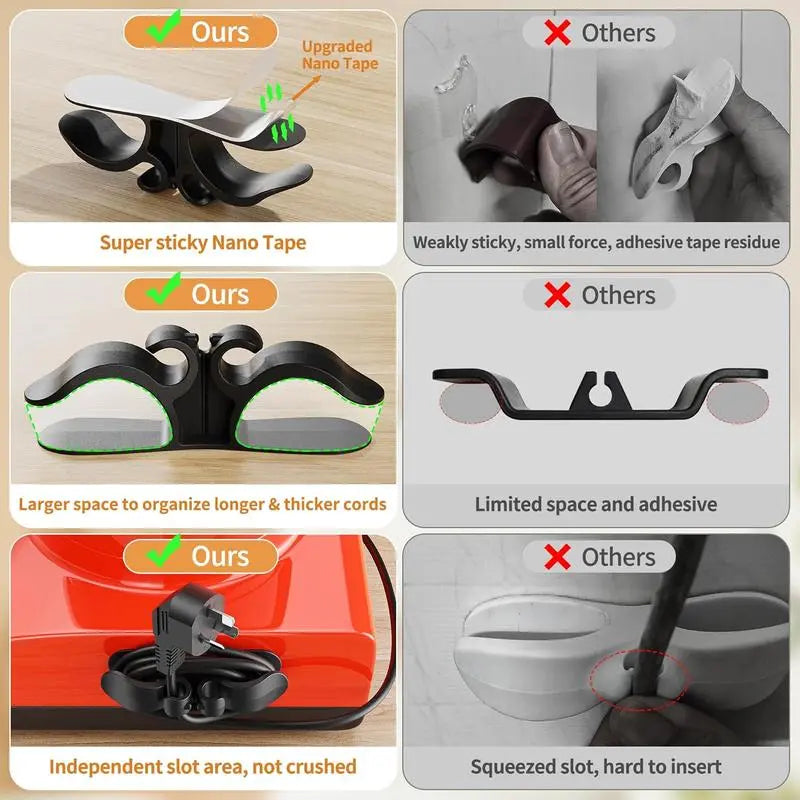 Last Day 50% OFF 🔥 Upgraded Appliance Cord Organizer – Flexible Cord Wrap for Curved & Flat Surfaces