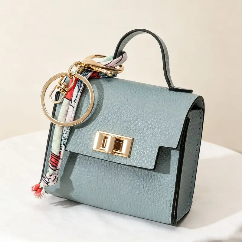 Mini Square Bag Charm Keychain – Cute Leather Purse Pendant That Instantly Refreshes Your Handbag, Keys, Backpack & Everyday Tote | Last Day 50% OFF 🔥