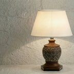Rustic Textured Table Lamp