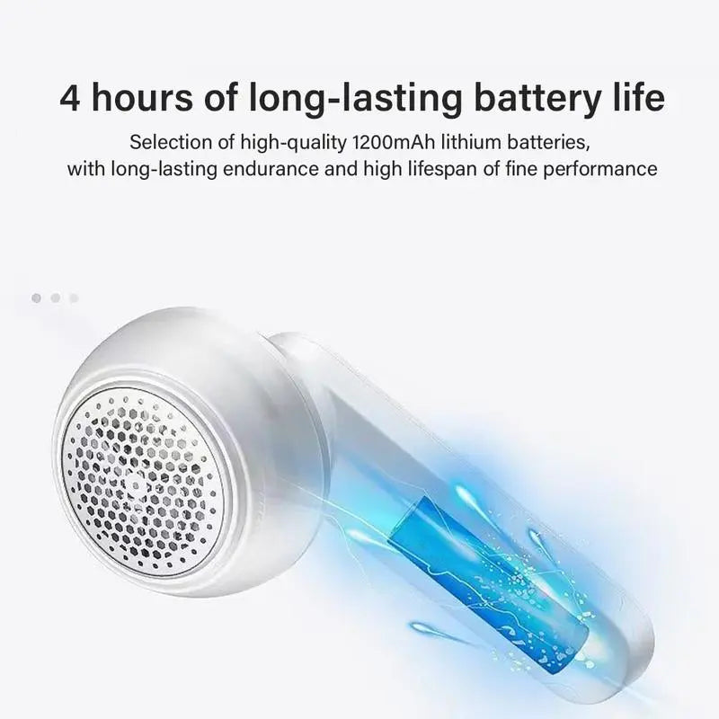 6-Blade Fabric Shaver – Rechargeable, Multi-Fabric, Instant Lint-Free (Last Day 50% OFF 🔥)