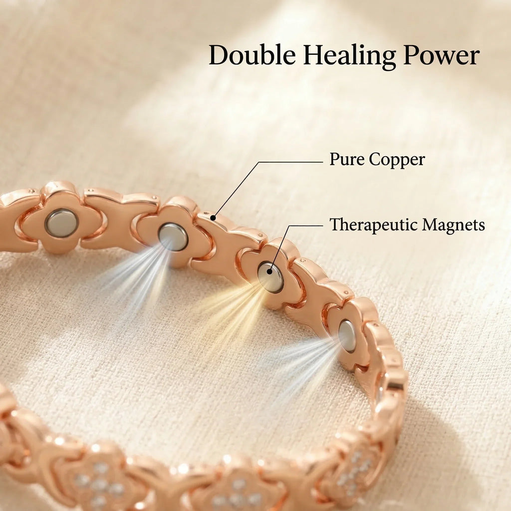 Soothe Stiff Joints: Elegant Copper Magnetic Bracelet -Last Day Sale-90% OFF🔥