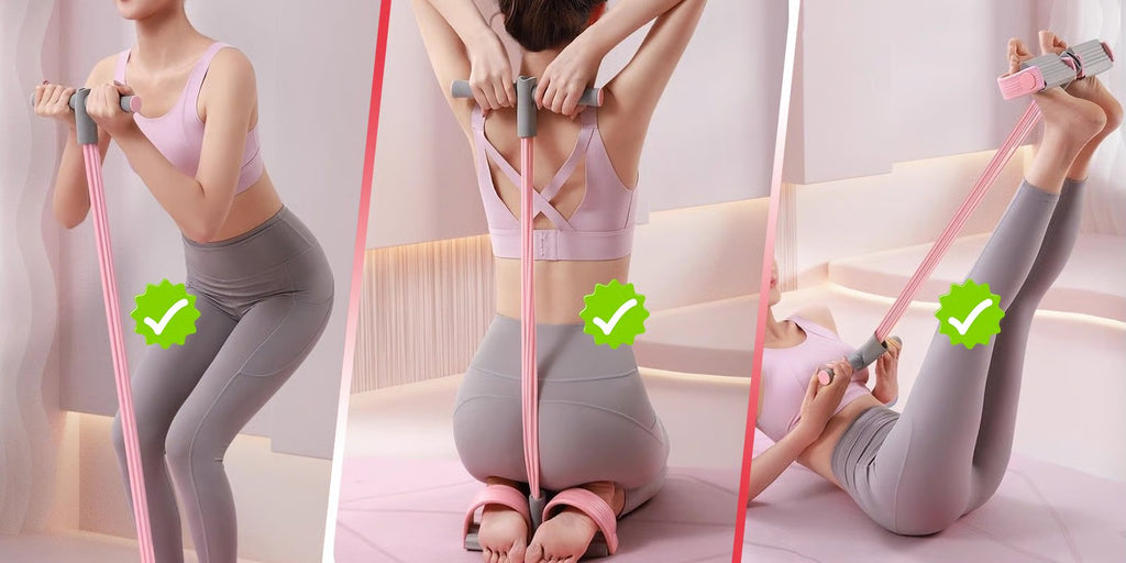Multifunction Pedal Resistance Band, Elastic Pull Rope Fitness, Full-Body Workout at Home Gym, Exercise Sit-up, Yoga, Abdominal Training Summervibes Last Day 90% OFF 🔥