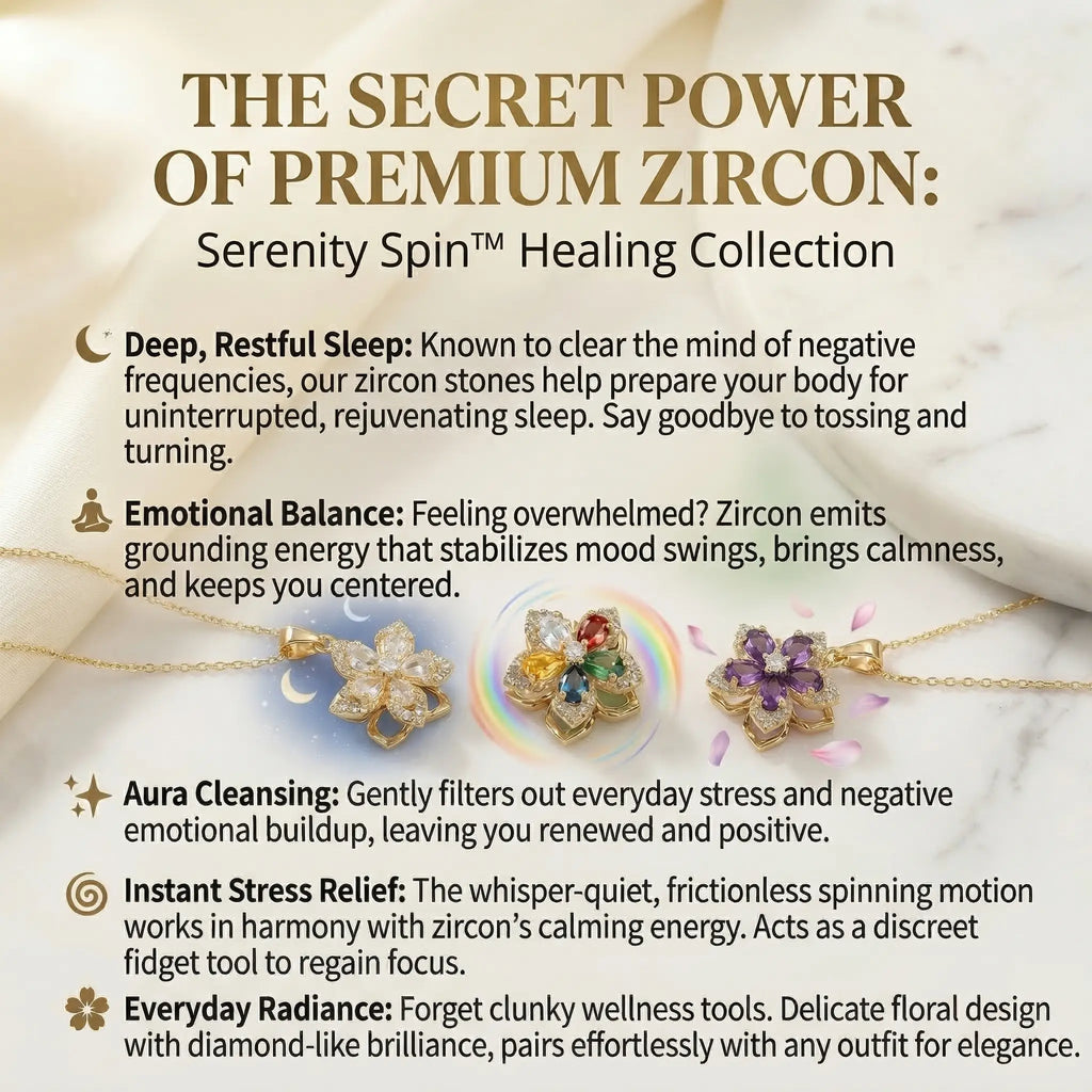 A Gentle Spin to Soothe Your Soul: Discover the Power of Zircon Healing-Last Day Sale-90% OFF🔥