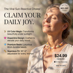 csandiva™ UV-Reactive Magic Sun Choker - Daily Dopamine Booster & Sun-Activated Elegance | Claim 90% OFF Today🔥
