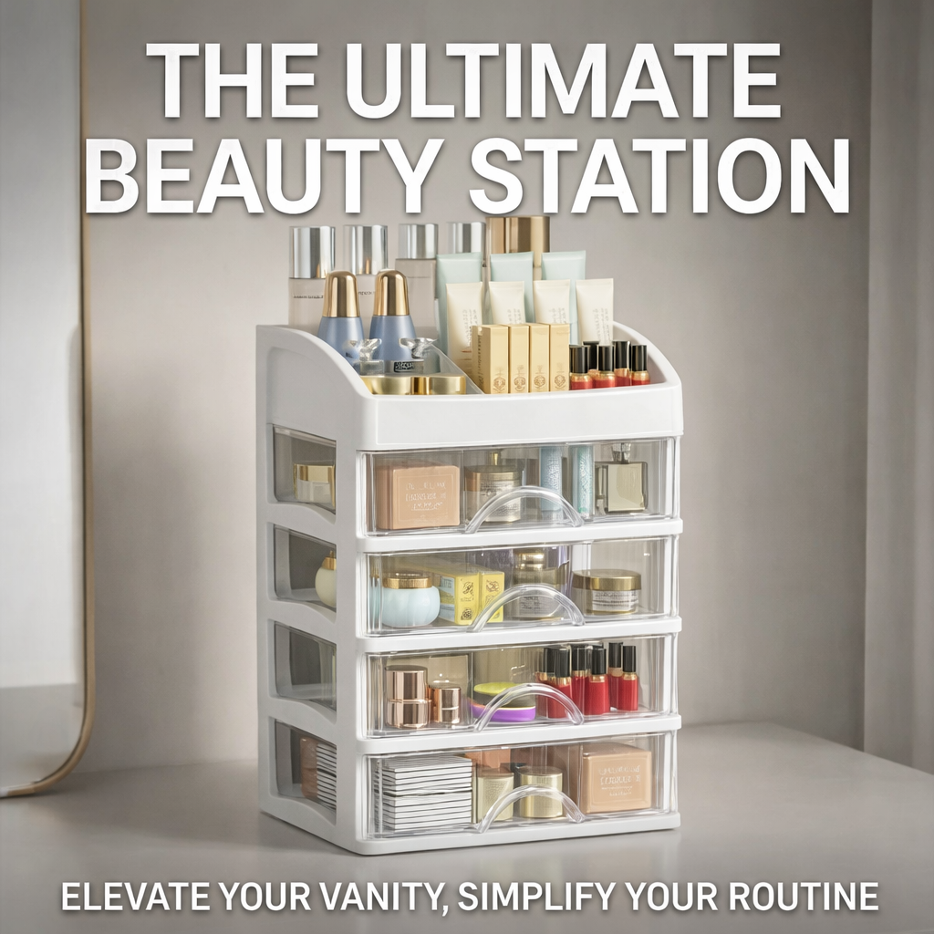 The Ultimate Beauty Station Makeup Organizer