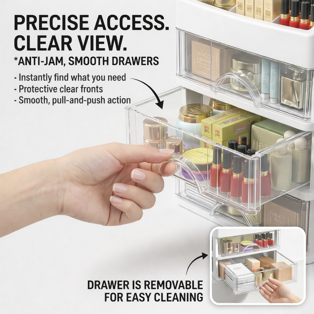The Ultimate Beauty Station Makeup Organizer