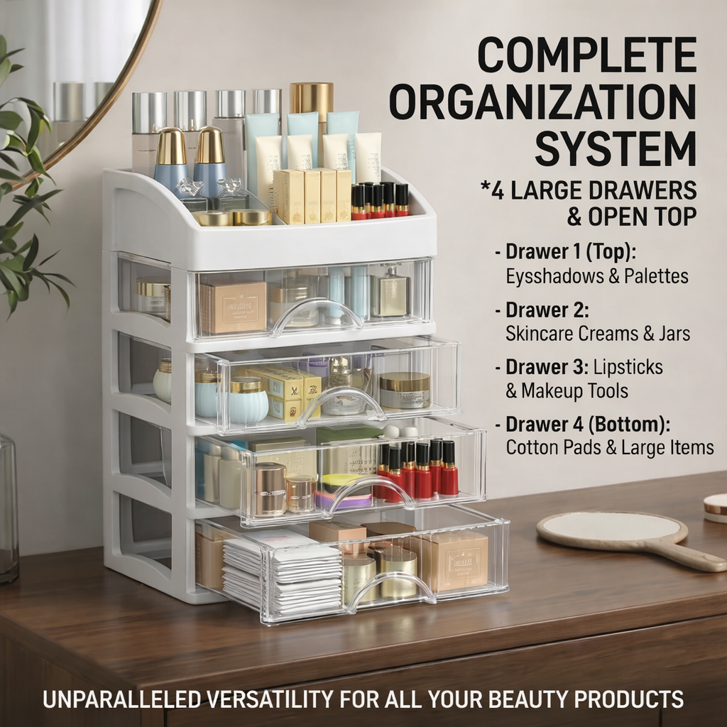 The Ultimate Beauty Station Makeup Organizer