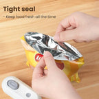 3-in-1 Portable Kitchen Tool – Seal Snack Bags, Open Packages & Pop Bottle Caps | USB Rechargeable & Magnetic (Last Day 50% OFF 🔥)