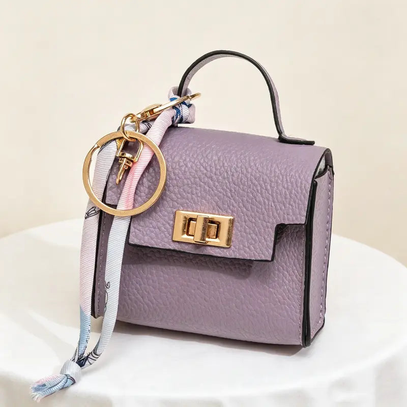 Mini Square Bag Charm Keychain – Cute Leather Purse Pendant That Instantly Refreshes Your Handbag, Keys, Backpack & Everyday Tote | Last Day 50% OFF 🔥