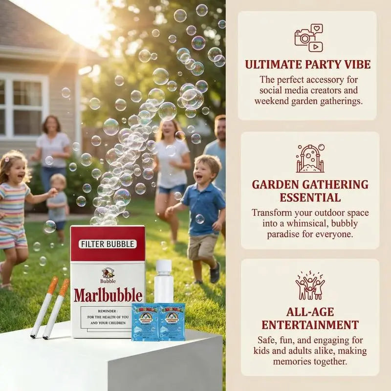 Cigarette Bubble Toy – Pocket-Sized Party Fun & Creative Bubble Effect Last Day 50% OFF 🔥