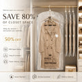 Hanging Vacuum Storage Bags – Save Up to 80% Closet Space for Coats, Dresses & Suits | Last Day 50% OFF 🔥