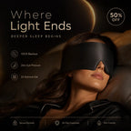 Deep Sleep Silk Mask – 100% Blackout 23 Momme Mulberry Silk Eye Mask Last Day 50% OFF 🔥