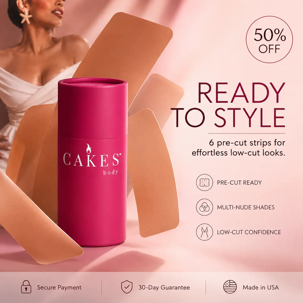 NO CUTTING. NO GUESSWORK. READY TO STYLE | Pre-Cut Silicone Body Tape – 6 Reusable Strips Last Day 50% OFF 🔥