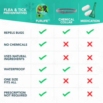 12-Month Flea & Tick Protection Pendant for Dogs – Natural, Water-Resistant, One-Size Collar Tag Last Day 50% OFF 🔥