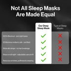 Deep Sleep Silk Mask – 100% Blackout 23 Momme Mulberry Silk Eye Mask Last Day 50% OFF 🔥