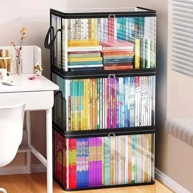 Clear Multi-Purpose Storage Box — See Everything Fast & Keep Books, Clothes, Toys Neatly Organized | Last Day 50% OFF 🔥