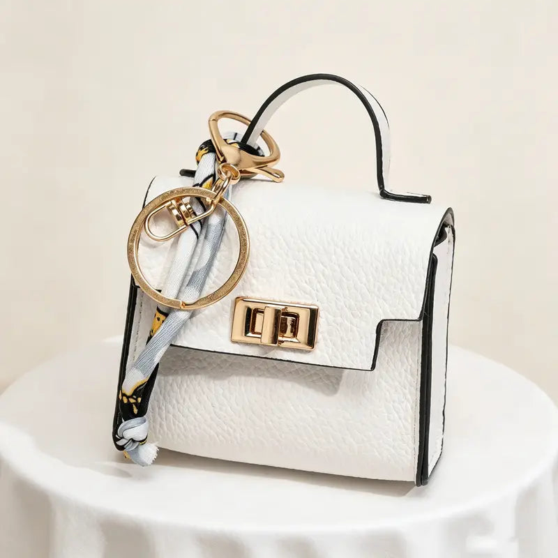 Mini Square Bag Charm Keychain – Cute Leather Purse Pendant That Instantly Refreshes Your Handbag, Keys, Backpack & Everyday Tote | Last Day 50% OFF 🔥