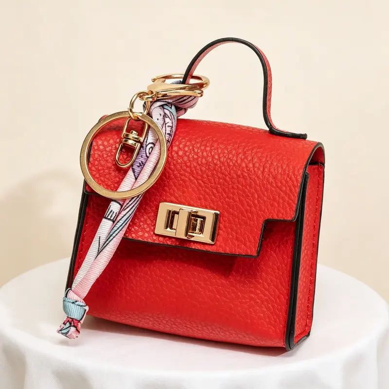 Mini Square Bag Charm Keychain – Cute Leather Purse Pendant That Instantly Refreshes Your Handbag, Keys, Backpack & Everyday Tote | Last Day 50% OFF 🔥